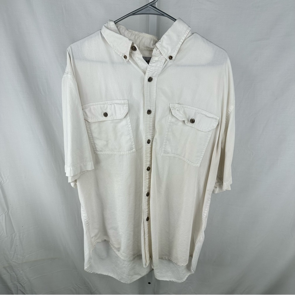 Carhartt Men’s White Casual Dress Shirt Size XL